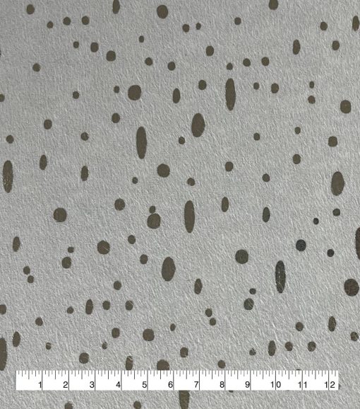 Speckle Gray Foil Flannel Fabric - Image 3