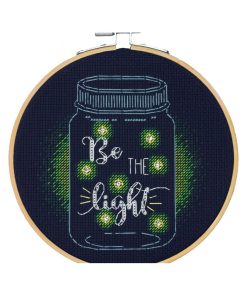 Dimensions 6 Be the Light Counted Cross Stitch Kit With Hoop