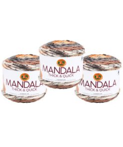 Lion Brand Mandala Thick   Quick 87yds Super Bulky Acrylic Yarn 3 Bundle