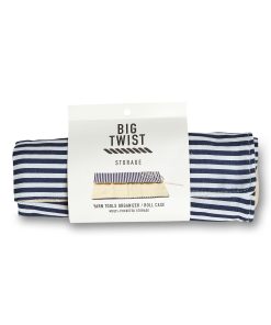 18 x 19 Blue   White Stripes Hook Organizer Case by Big Twist