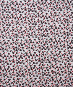 Paws   Stars on Brown Novelty Cotton Fabric