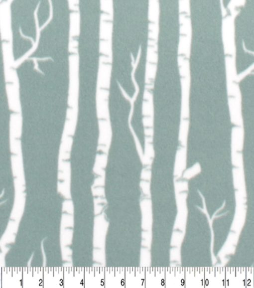 Birch Blizzard Prints Fleece Fabric - Image 3