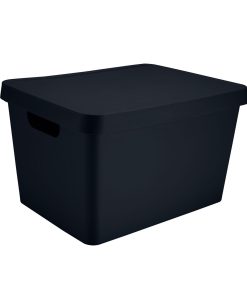 Simplify 11 x 8.5 Vinto Storage Box With Lid   Handles