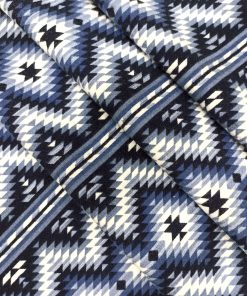 Blue Aztec Super Snuggle Flannel Fabric