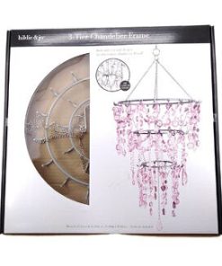 13.5 x 22 Iron 3 Tier Chandelier Frame by hildie   jo