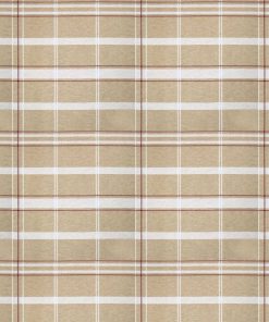 Brown Plaid Super Snuggle Flannel Fabric