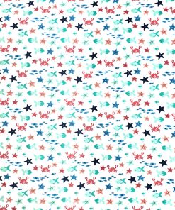 Tiny Sea Life Super Snuggle Flannel Fabric