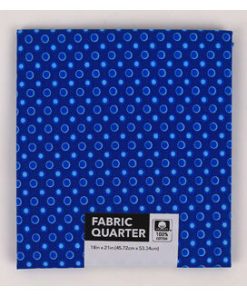 18 x 20 Dots on Blue Cotton Fabric Quarter 1pc by Keepsake Calico