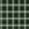 White   Green Plaid Super Snuggle Christmas Flannel Fabric