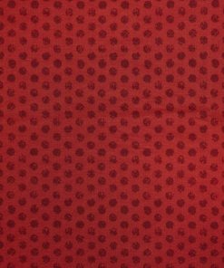 Dots on Dark Red Cotton Fabric by Keepsake Calico