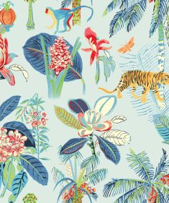 Tommy Bahama 20.5  x 18  Aegean Heavenly Kingdom Peel   Stick Wallpaper