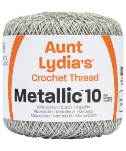 Aunt Lydia s Size 10 Metallic Crochet Thread