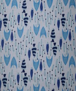 Underwater Fish on Blue Cotton Fabric by Quilter s Showcase