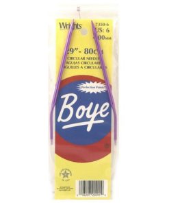 Boye 29 Size 6 Circular Aluminum Knitting Needle Set