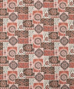 Pink Antique Rug Blocked Super Snuggle Flannel Fabric