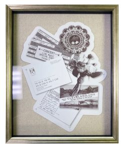14 x 18 Rounded Elle Gold Champagne Shadowbox by Place   Time