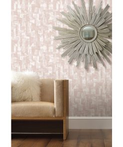 RoomMates 20.5 x 18  Pink Capetown Peel   Stick Wallpaper