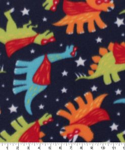 Blizzard Fleece Fabric Super Dinos