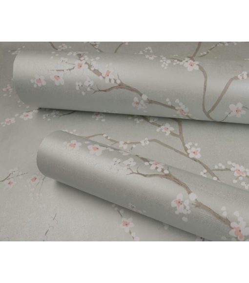 RoomMates Wallpaper Blue Cherry Blossom - Image 6
