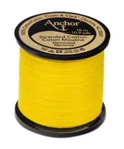 Anchor Cotton 10.9yd Yellows   Browns Cotton Embroidery Floss