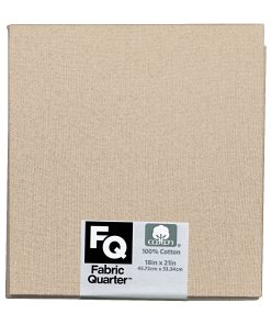 Cream 1 Piece Cotton Fabric Quarter