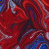 Americana Oil Slick Patriotic Cotton Fabric