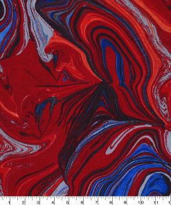 Americana Oil Slick Patriotic Cotton Fabric