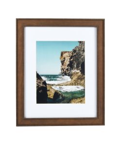 16 x 20 Matted to 11 x 14 Dark Wood Portrait Frame by Hudson 43