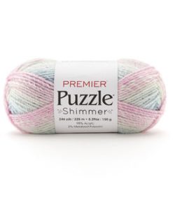Premier Yarns Puzzle Shimmer 246yds Bulky Polyester Blend Yarn