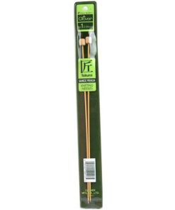 Clover 9 Size 1 Bamboo Single Point Knitting Needle Set