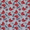 Republican Elephants Toss Patriotic Cotton Fabric