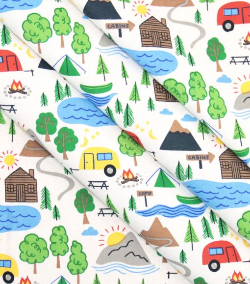Camping Essentials Novelty Cotton Fabric - Image 2