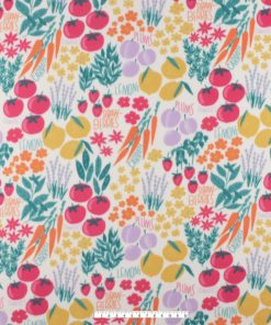 Veggies Blizzard Fleece Fabric