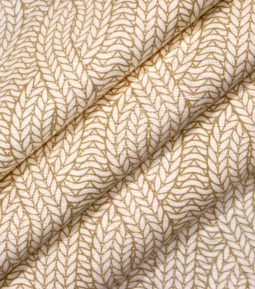 Knit Cream 108 Wide Flannel Fabric - Image 2