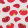 Tomatoes on White Blizzard Fleece Fabric