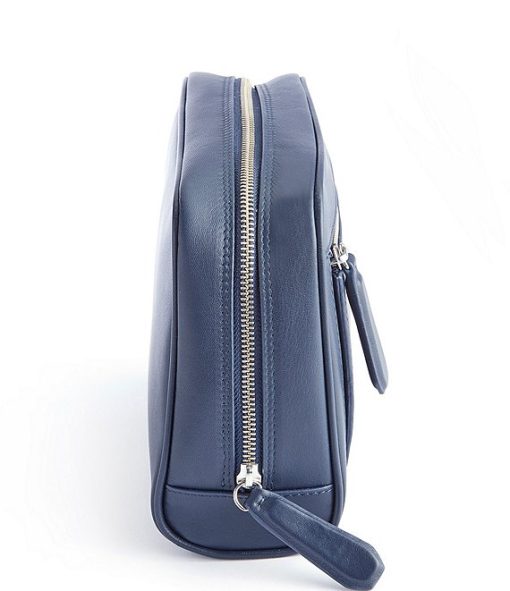 Leather Contemporary Toiletry Bag - Image 5