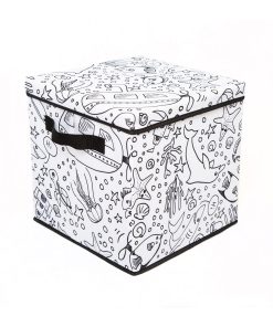 11 x 11 Under the Sea Children’s Color In Storage Cube With Lid