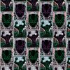 Black Panther Linocut Poster Cotton Fabric