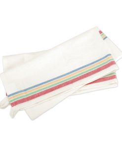 Aunt Marthas 28 x 28 Vintage Stripe Towel Embroidery Fabric 3pk
