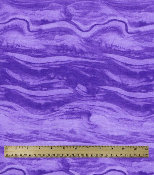 Purple Water Super Snuggle Flannel Fabric - Image 3