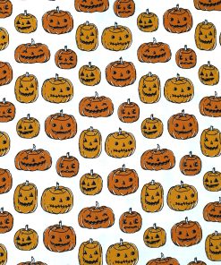 Halloween Pumpkins Super Snuggle Flannel Fabric