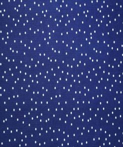 Dots on Navy Cotton Fabric by Quilter s Showcase