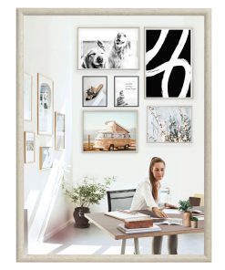 18 x 24 White Bullnose Poster Frame by Place   Time