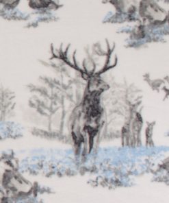 Winter Deer Anti Pill Fleece Fabric