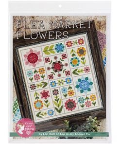 It s Sew Emma 111 x 17 Flea Market Flowers Cross Stitch Pattern