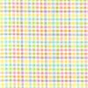 Yellow Plaid Easter Glitter Cotton Fabric