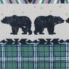 Wilderness   Plaid Anti Pill Fleece Fabric