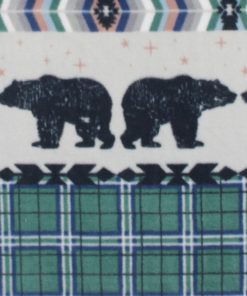 Wilderness   Plaid Anti Pill Fleece Fabric