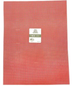 10.5 x 13.5 Red 7 Plastic Mesh Embroidery Canvas by Big Twist