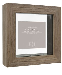 Sheffield Home 4 Brown Portfolio Casual Rustic Floating Frame